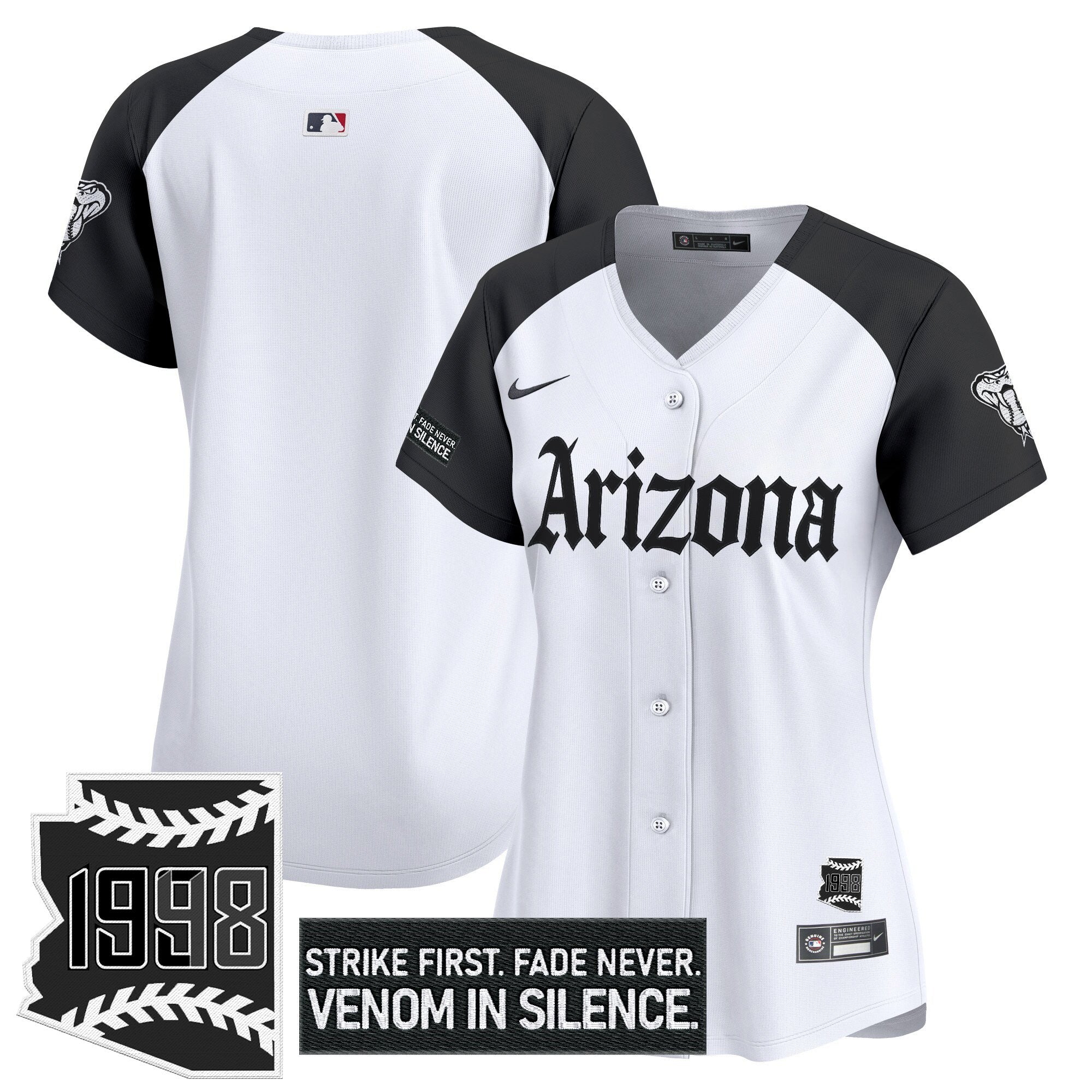 Women's ARI 'Gothic Desert Fang Edition' Vapor Premier Limited Jersey - All Stitched