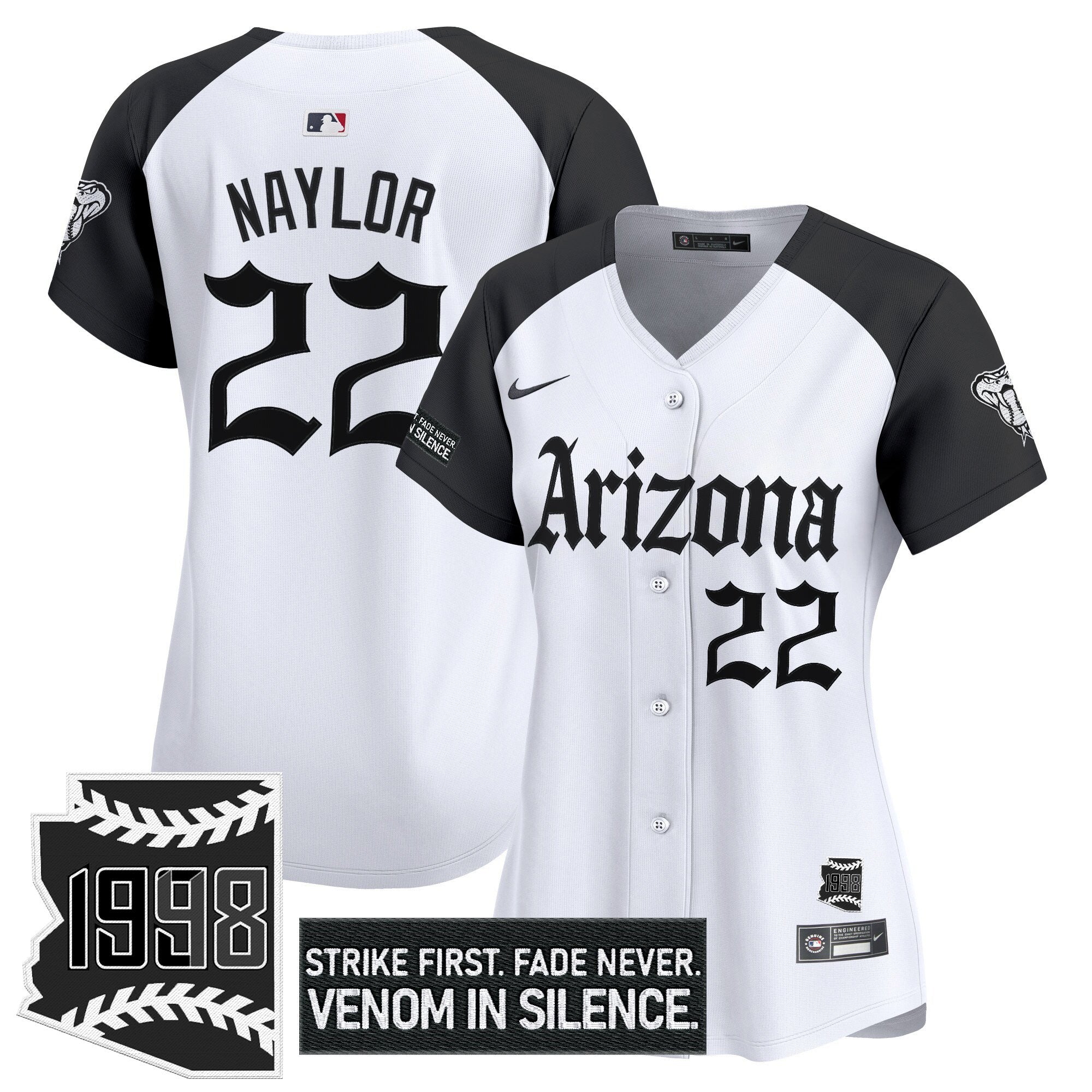 Women's ARI 'Gothic Desert Fang Edition' Vapor Premier Limited Jersey - All Stitched
