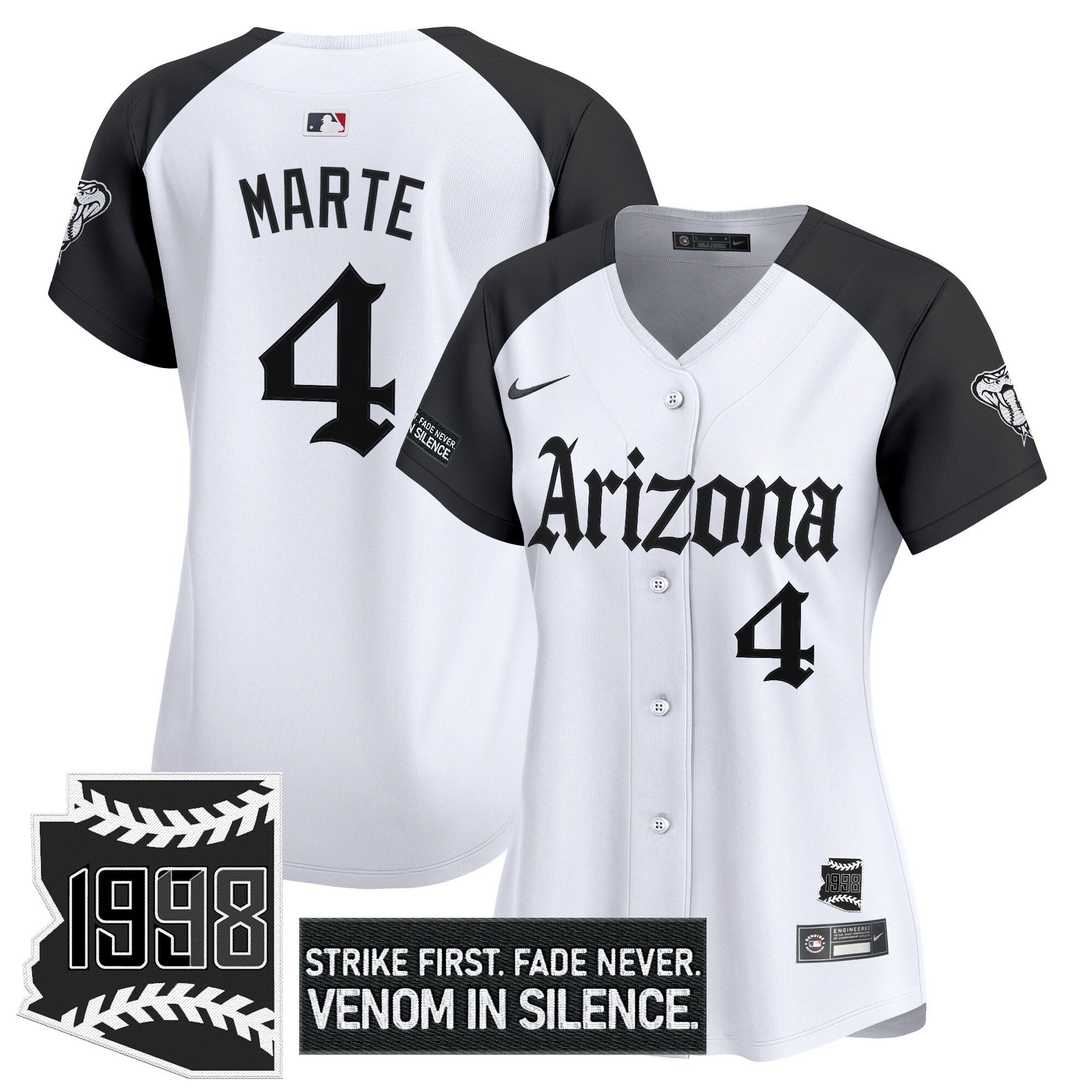 Women's ARI 'Gothic Desert Fang Edition' Vapor Premier Limited Jersey - All Stitched