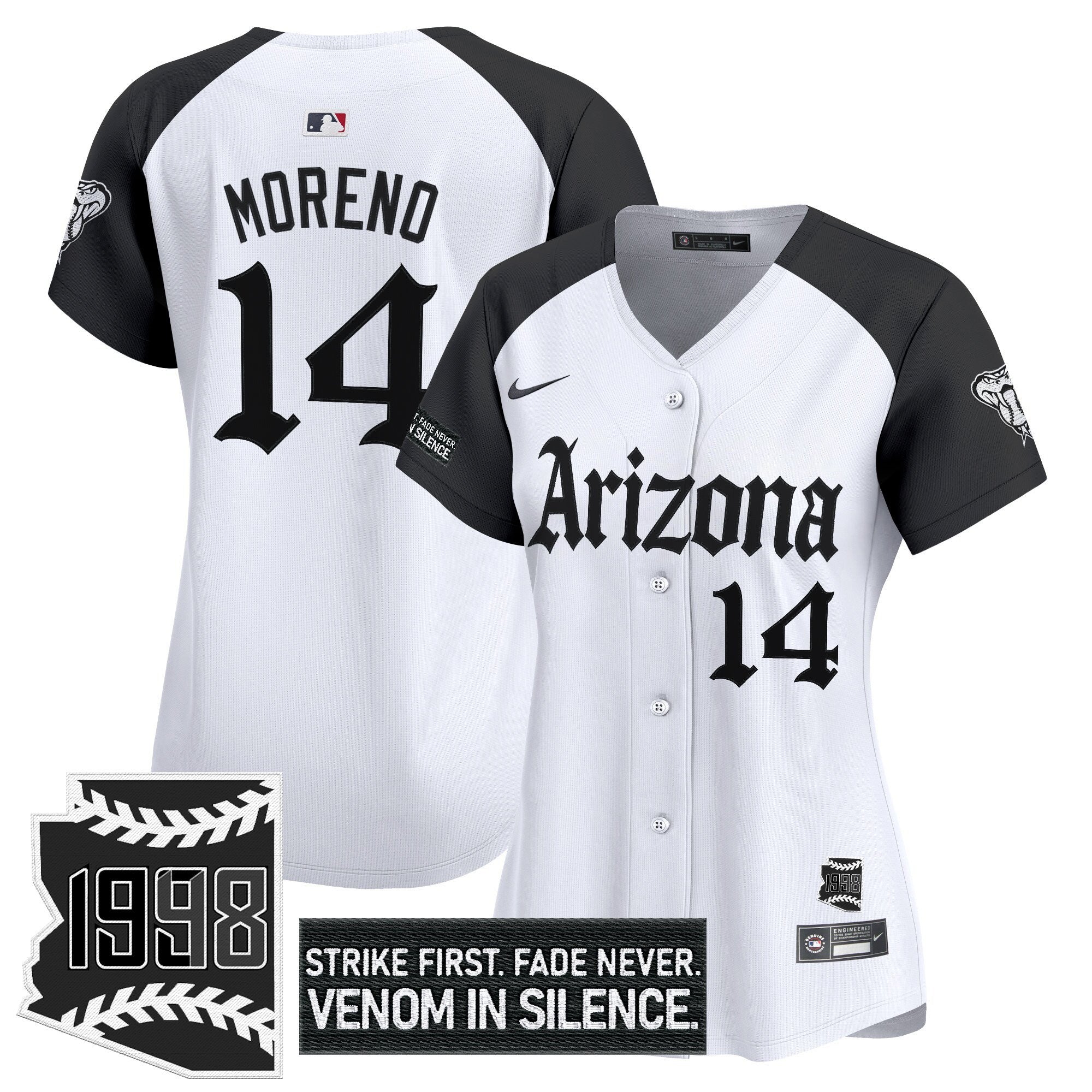 Women's ARI 'Gothic Desert Fang Edition' Vapor Premier Limited Jersey - All Stitched
