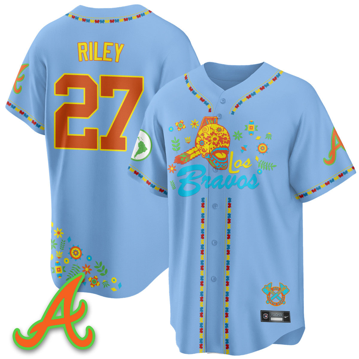 ATL 2025 "Los Bravos" Jersey V2 - All Stitched