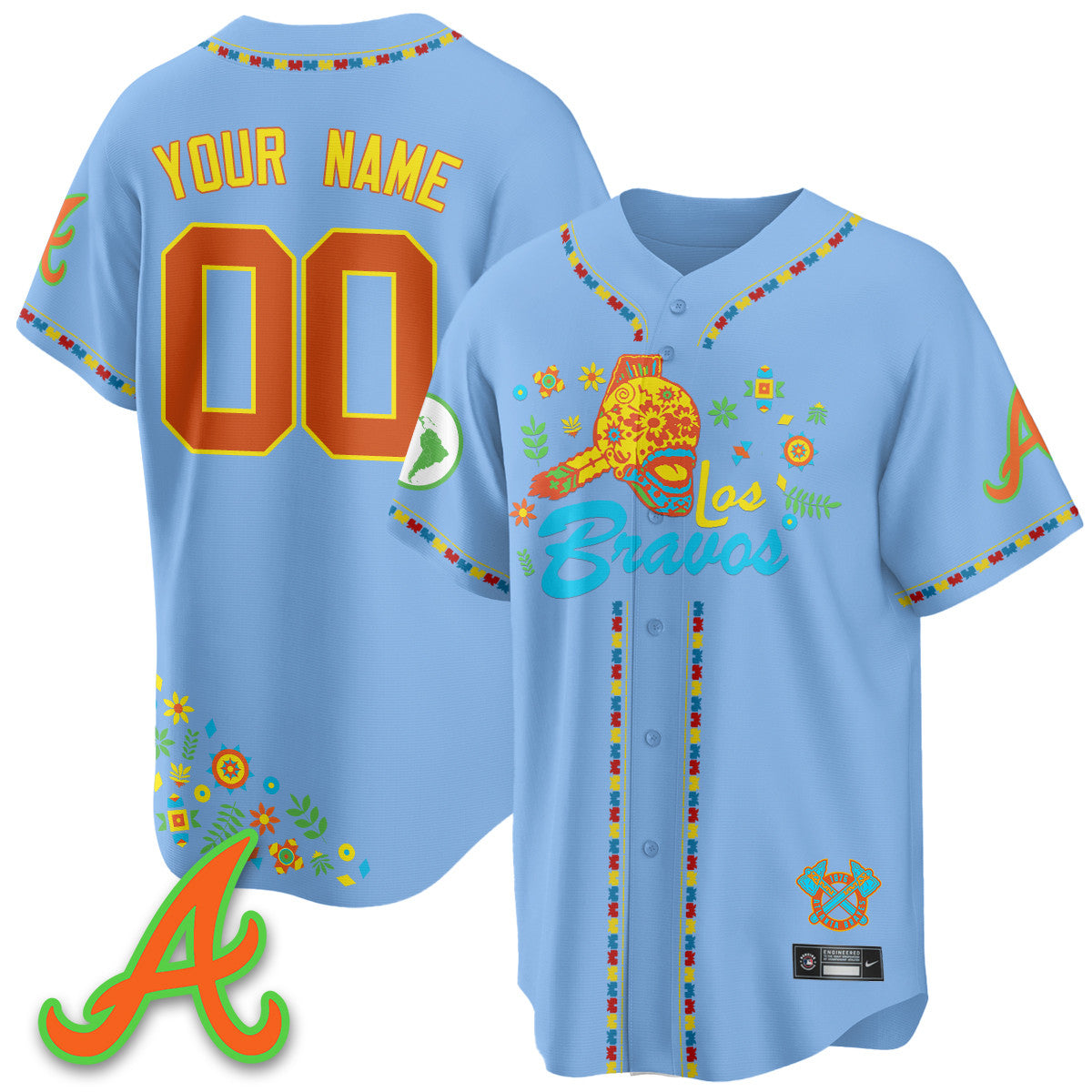 ATL 2025 "Los Bravos" Jersey V2 - All Stitched