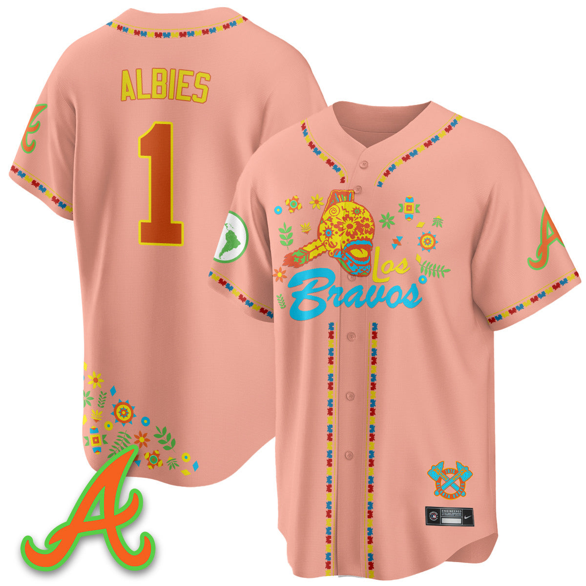 ATL 2025 "Los Bravos" Jersey V2 - All Stitched