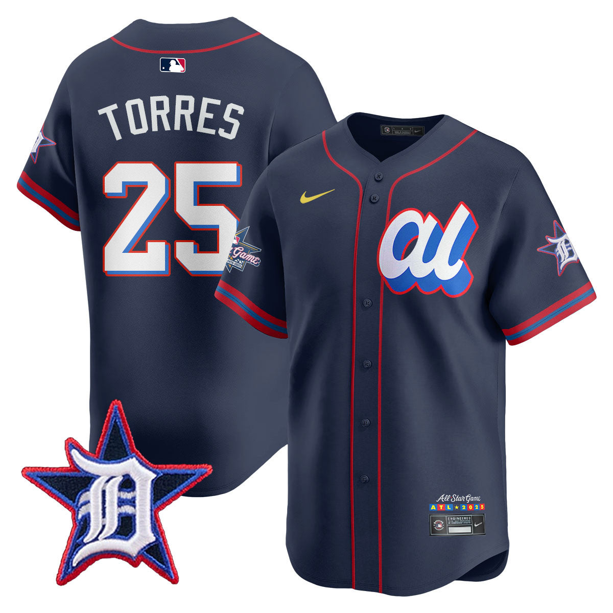 American League 2025 MLB All-Star Jersey - All Stitched