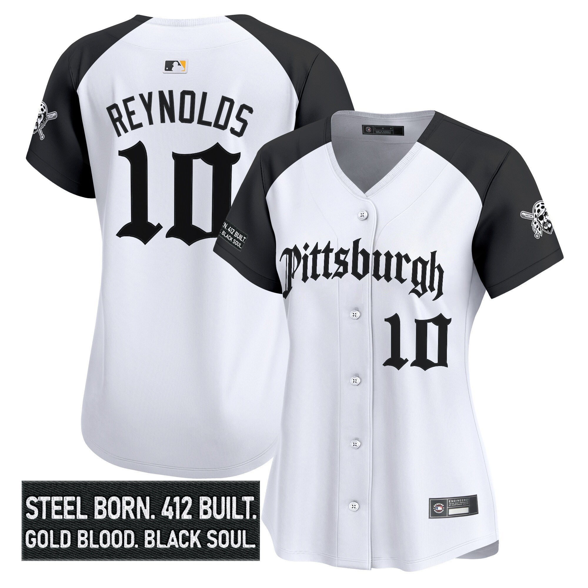 Women's PIT 'Gothic Steel City Edition' Vapor Premier Limited Jersey - All Stitched