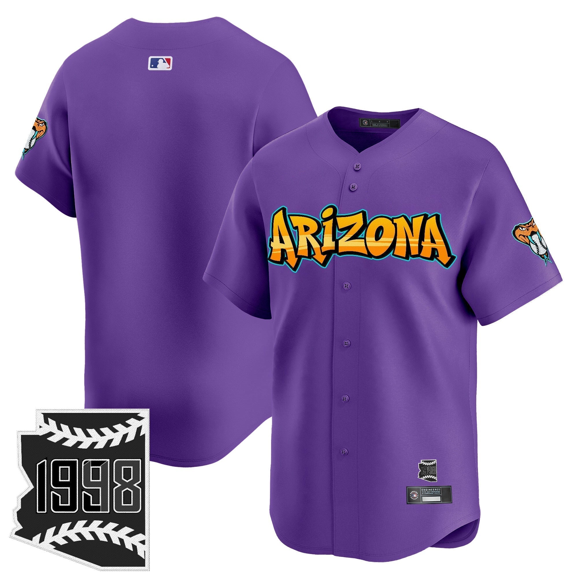 ARI 'Graffiti Desert Ink Edition' Vapor Premier Limited Jersey - All Stitched