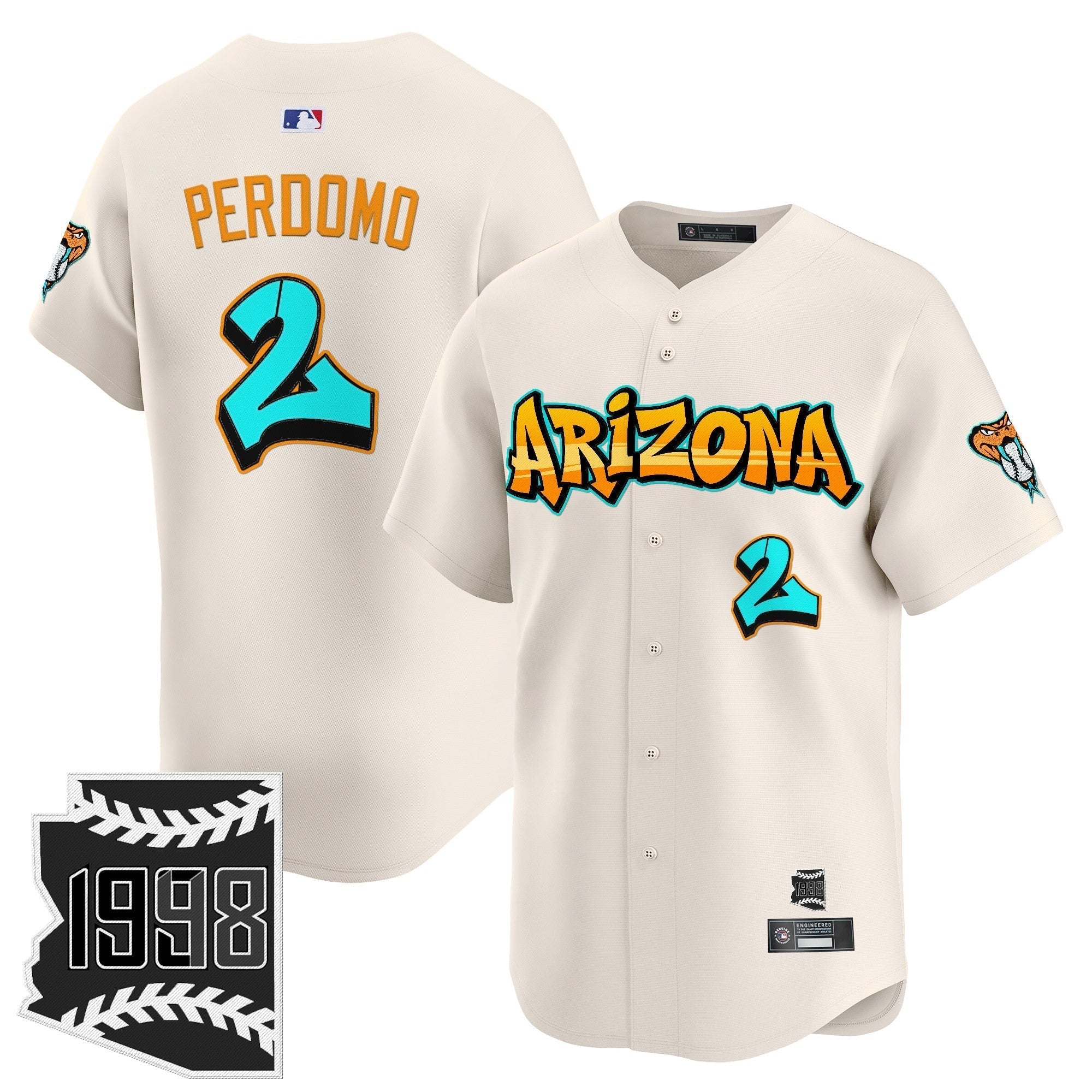 ARI 'Graffiti Desert Ink Edition' Vapor Premier Limited Men Jersey - All Stitched