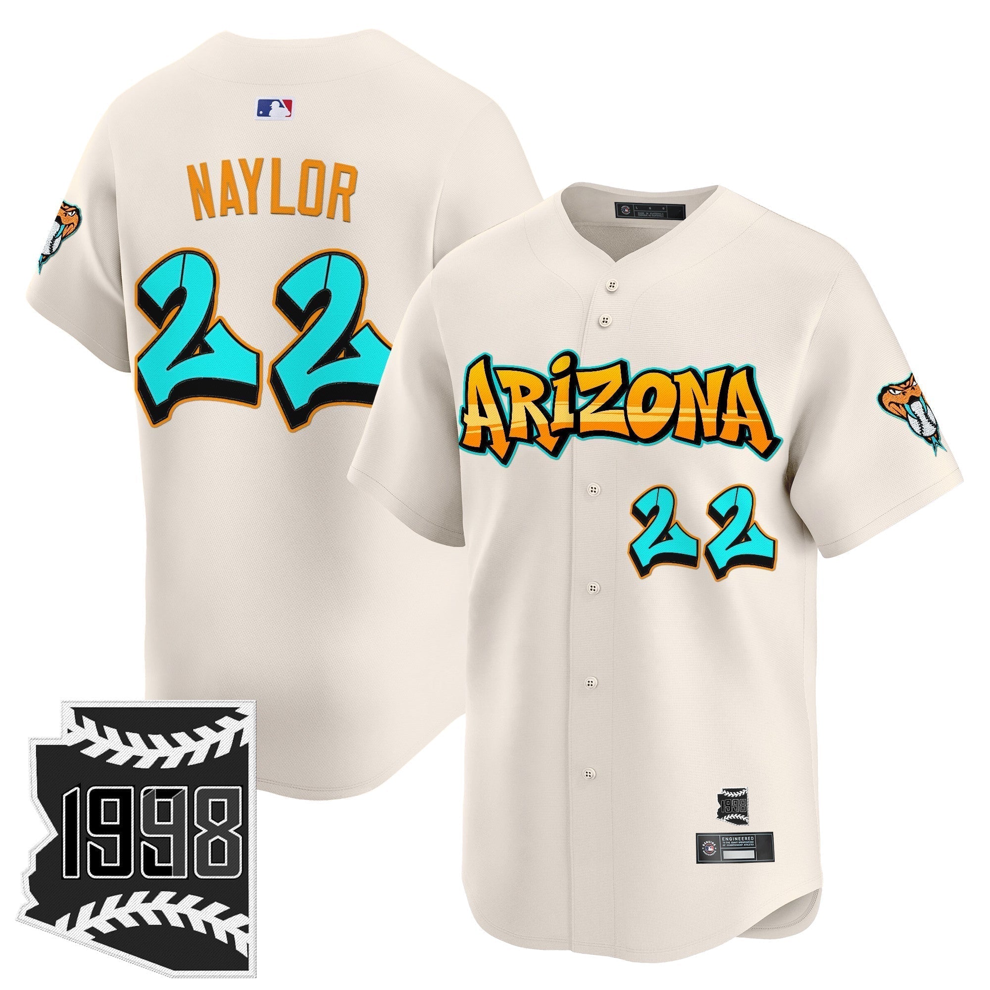 ARI 'Graffiti Desert Ink Edition' Vapor Premier Limited Men Jersey - All Stitched