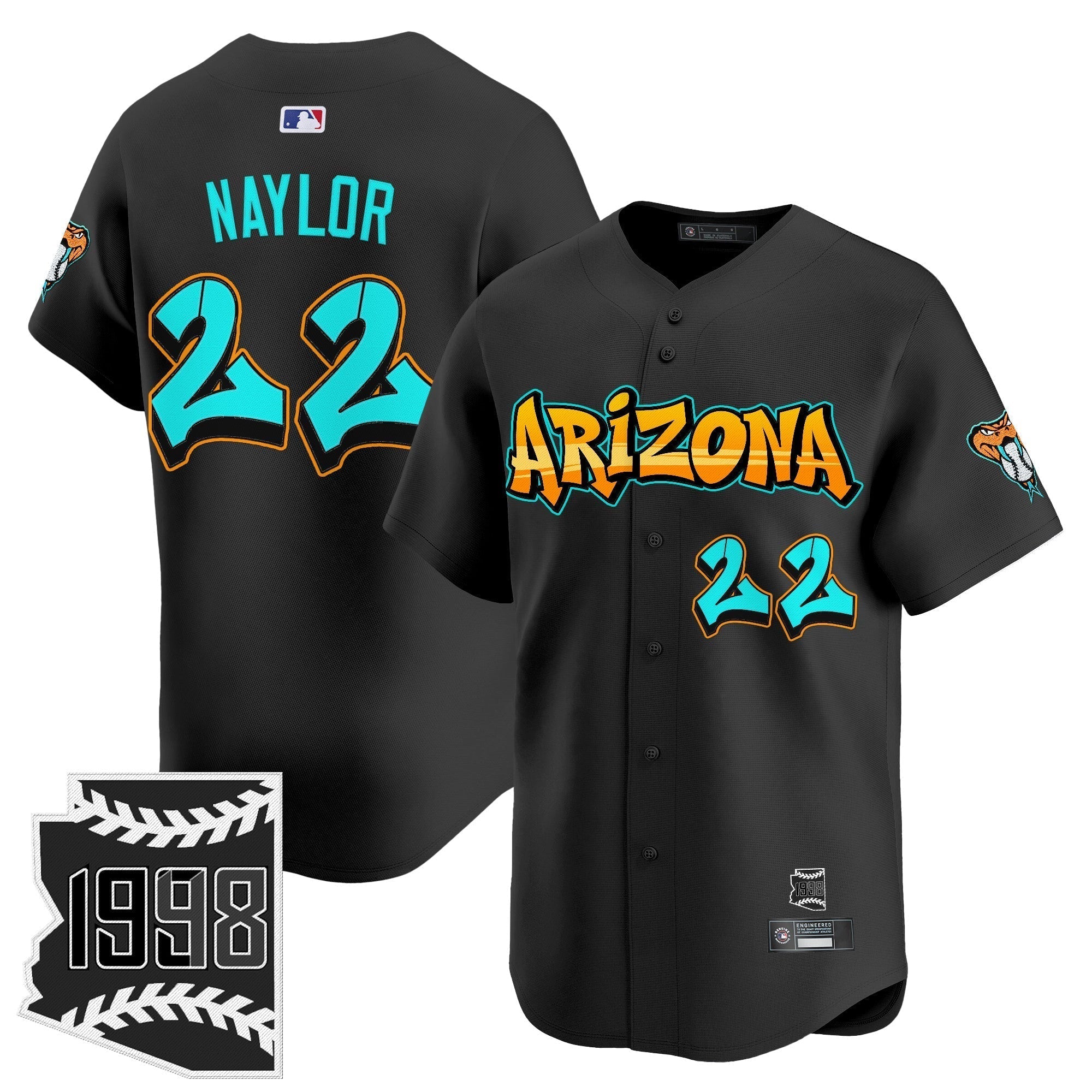 ARI 'Graffiti Desert Ink Edition' Vapor Premier Limited Jersey - All Stitched