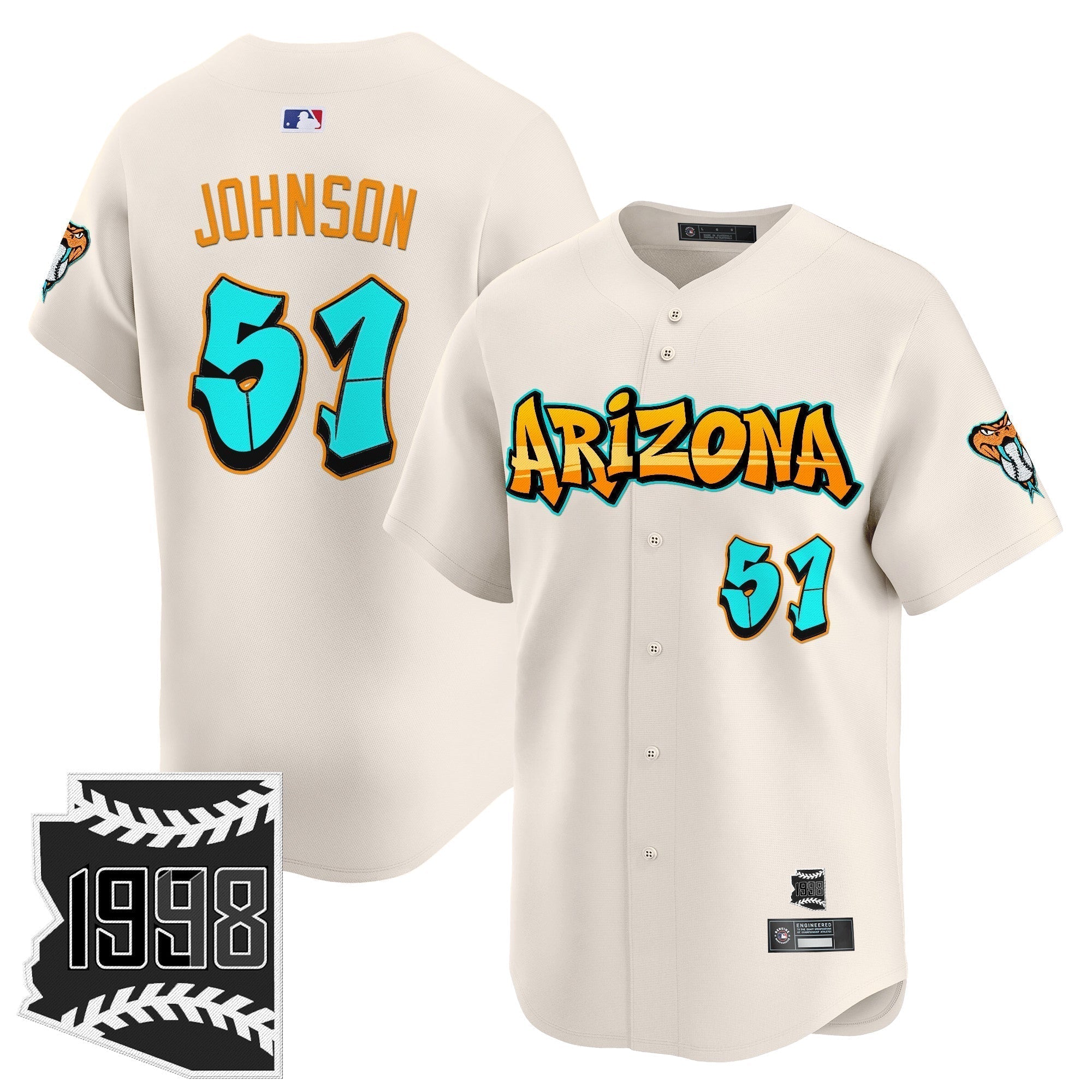 ARI 'Graffiti Desert Ink Edition' Vapor Premier Limited Men Jersey - All Stitched