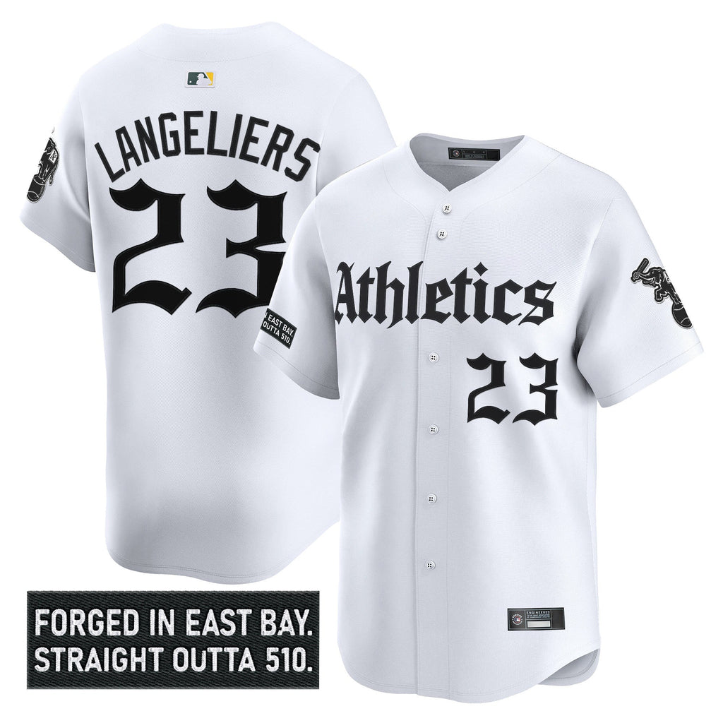 Athletics 'Gothic East Bay Edition' Vapor Premier Limited Jersey - All Stitched