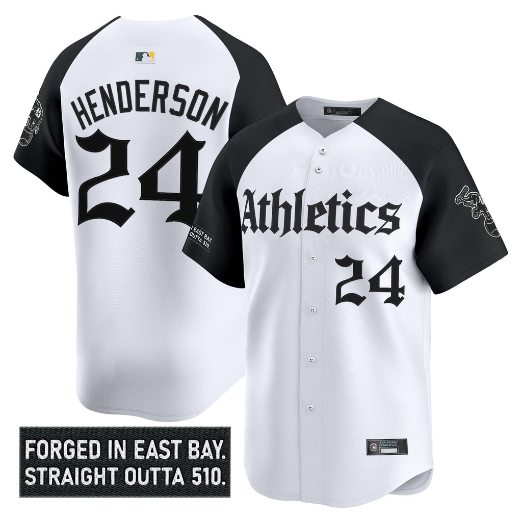 Athletics 'Gothic East Bay Edition' Vapor Premier Limited Jersey - All Stitched
