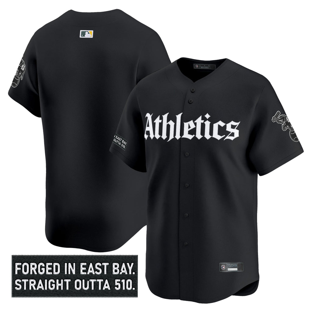 Athletics 'Gothic East Bay Edition' Vapor Premier Limited Jersey - All Stitched