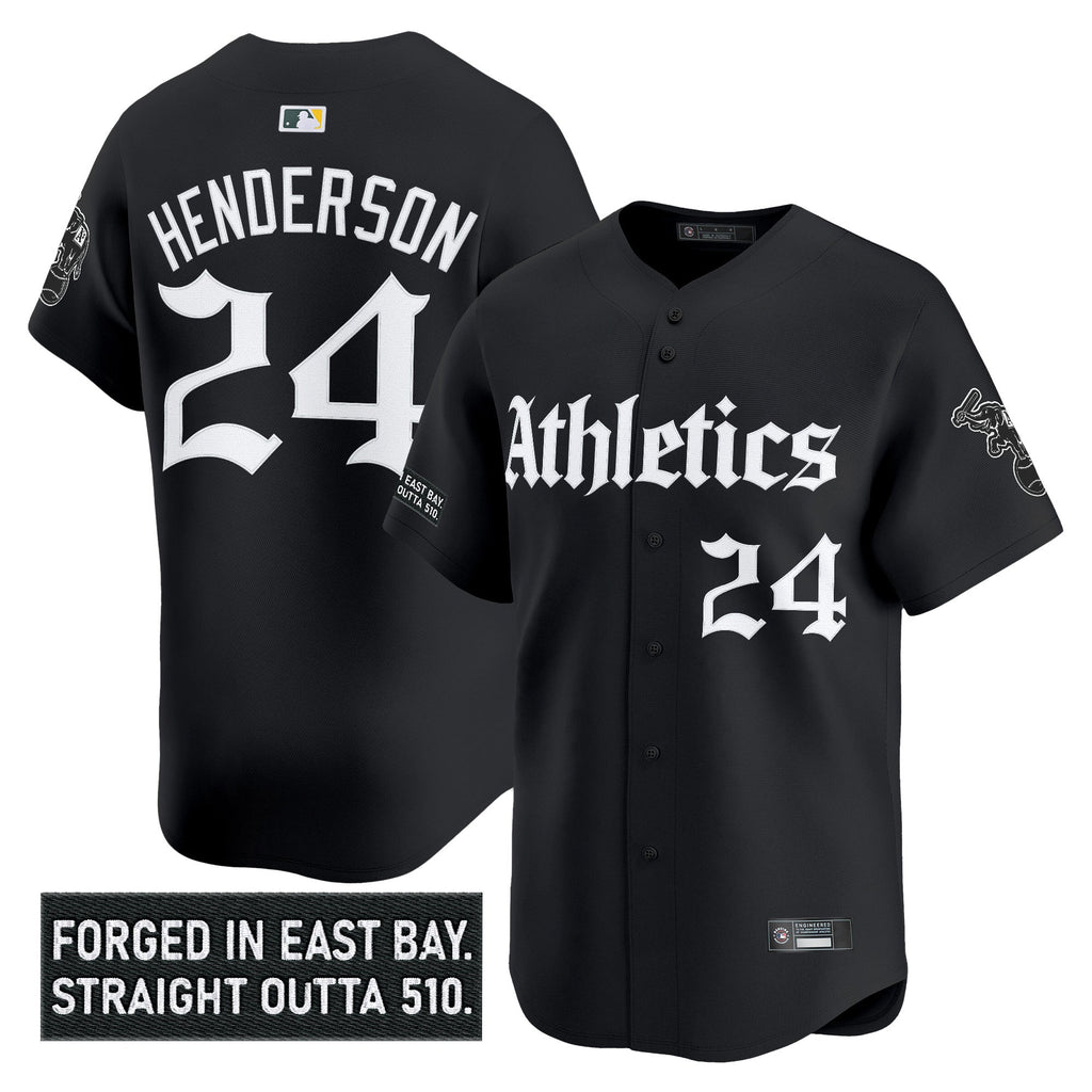 Athletics 'Gothic East Bay Edition' Vapor Premier Limited Jersey - All Stitched