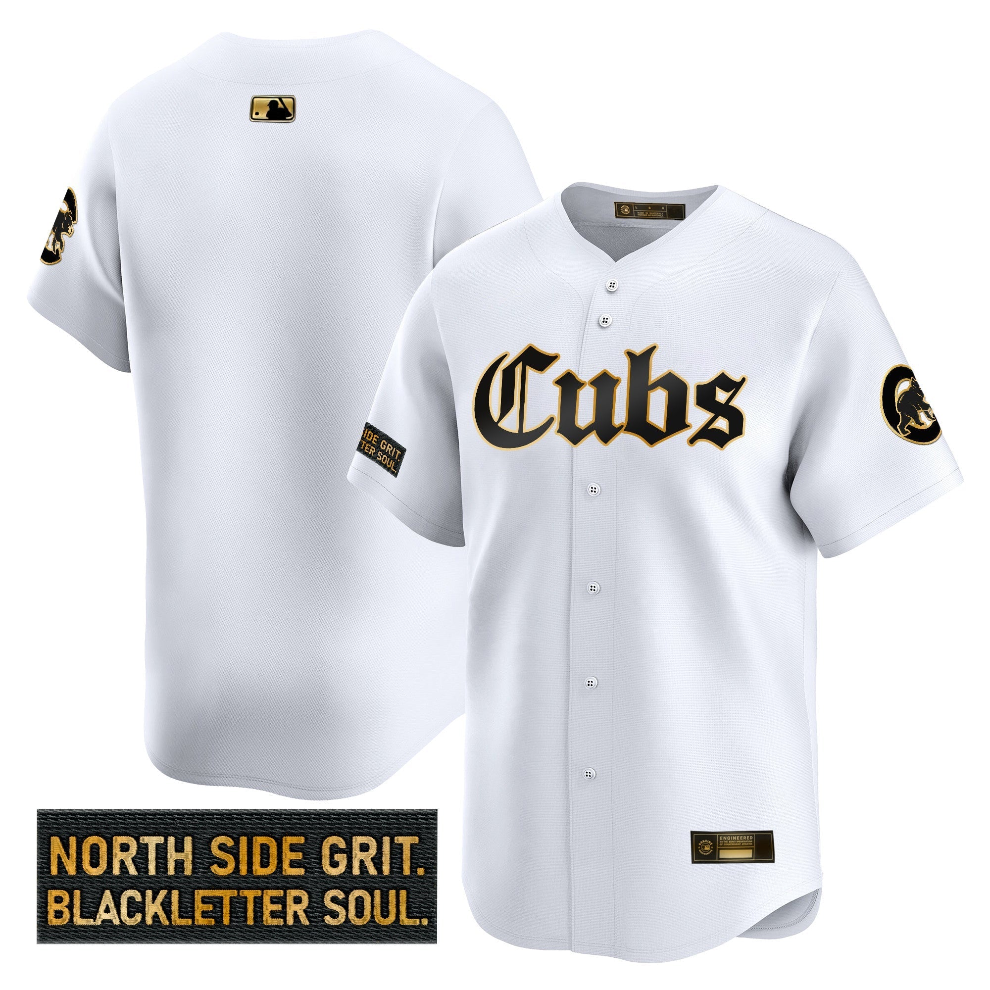 CHC 'Gothic North Side Edition' Gold Vapor Premier Limited Jersey - All Stitched