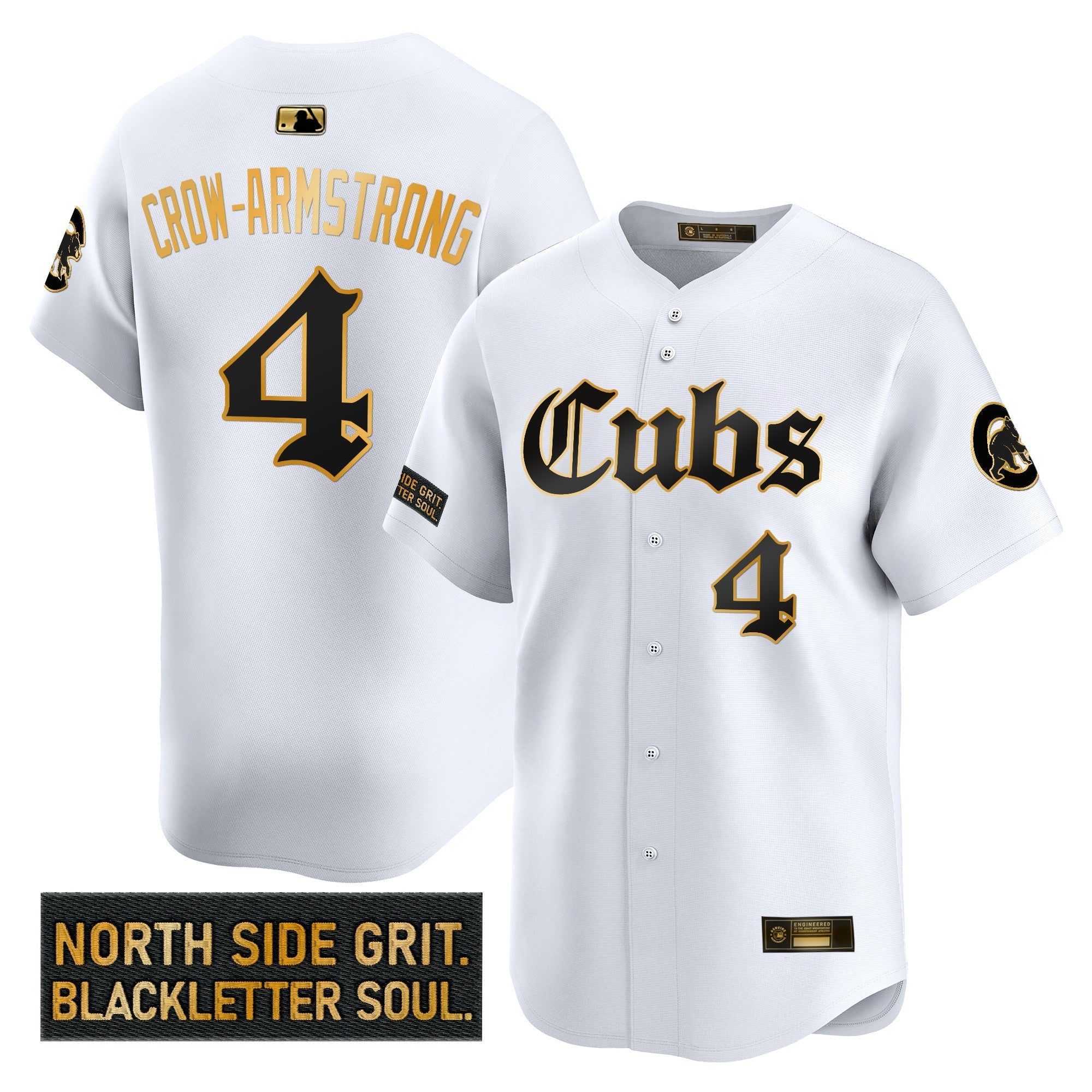 CHC 'Gothic North Side Edition' Gold Vapor Premier Limited Men Jersey - All Stitched