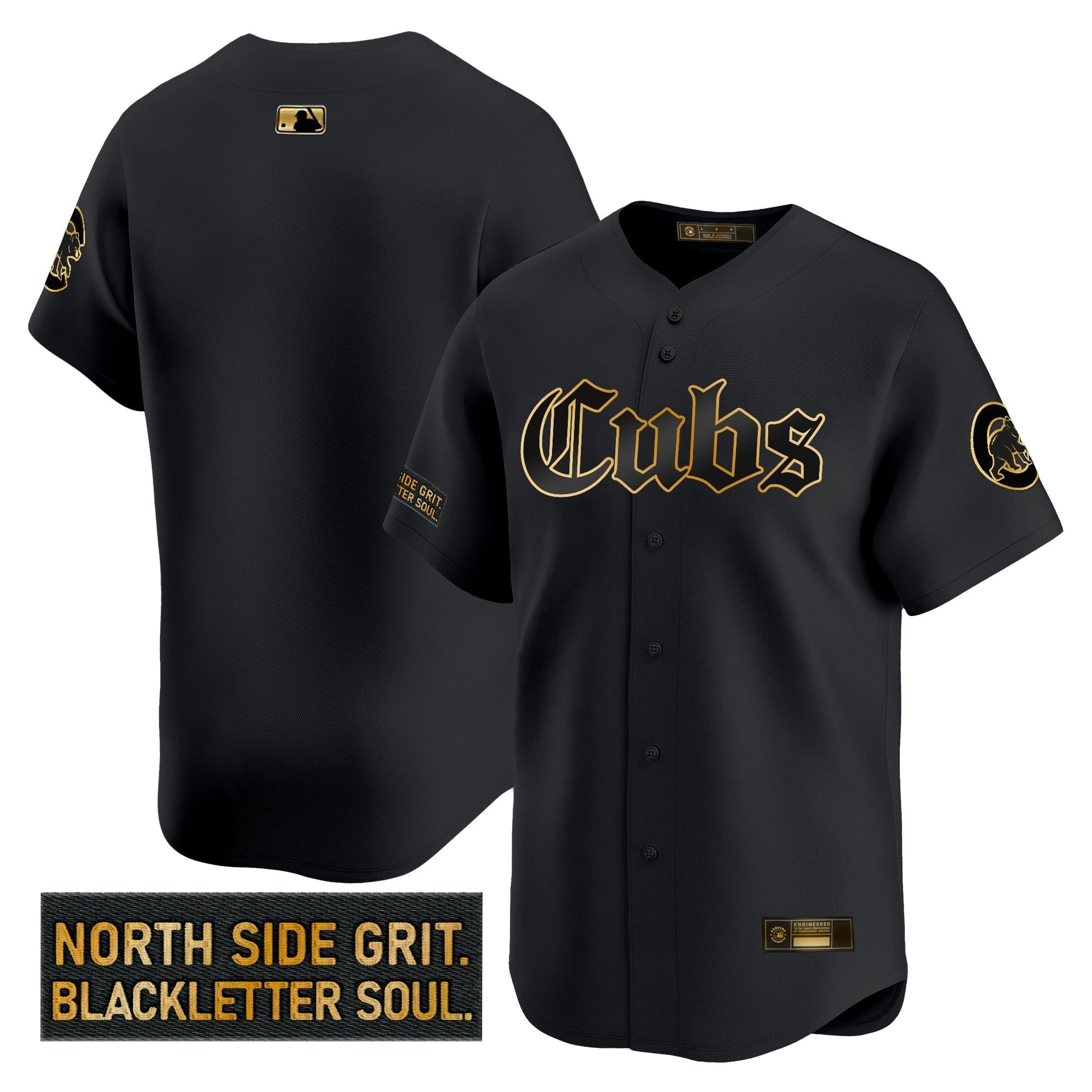 CHC 'Gothic North Side Edition' Gold Vapor Premier Limited Jersey - All Stitched