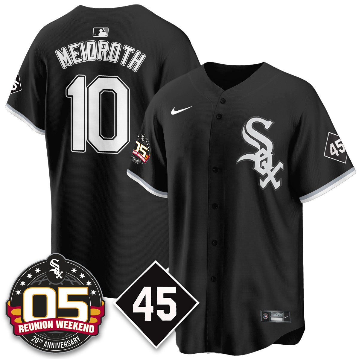 CWS Bobby Jenks 2025 Men Jersey - Reunion Weekend - All Stitched