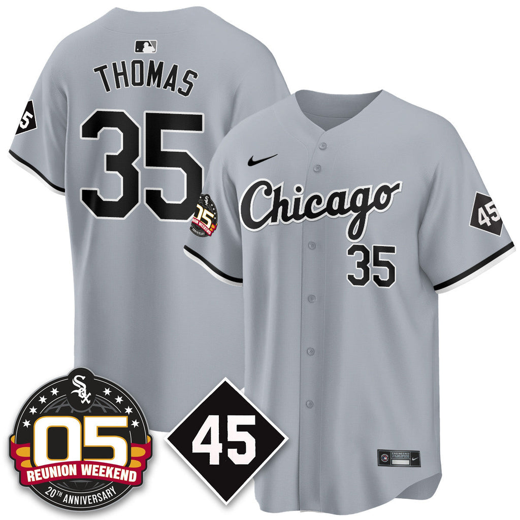 CWS Bobby Jenks 2025 Men Jersey - Reunion Weekend - All Stitched