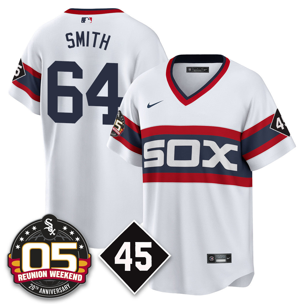 CWS Bobby Jenks 2025 Jersey - Reunion Weekend - All Stitched