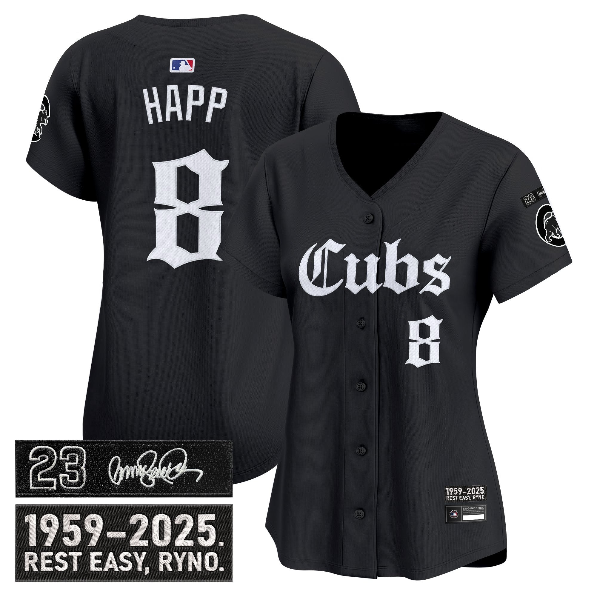 Women's CHC 'Ryne Sandberg Tribute' Vapor Premier Limited Jersey - Gothic Edition - All Stitched