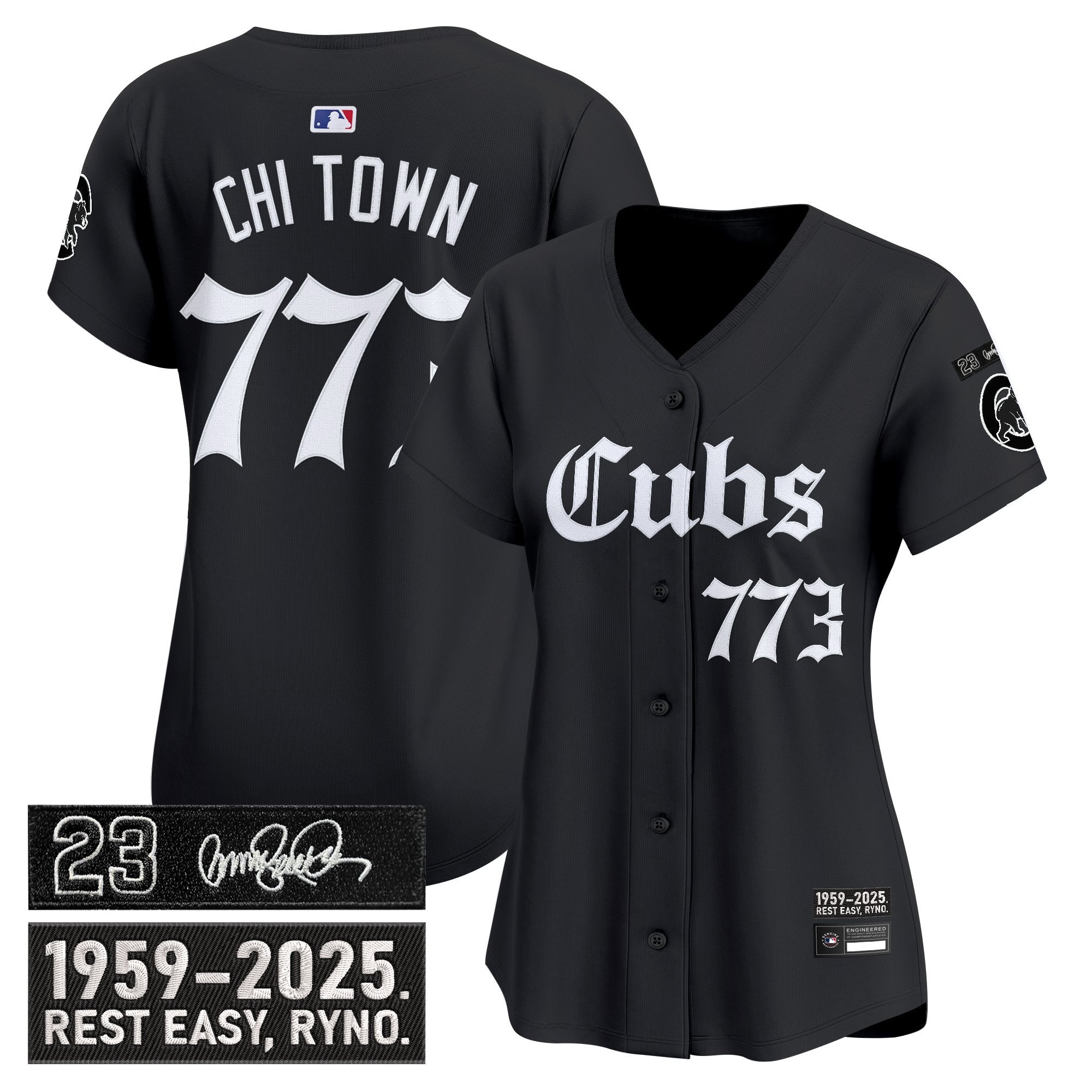 Women's CHC 'Ryne Sandberg Tribute' Vapor Premier Limited Jersey - Gothic Edition - All Stitched