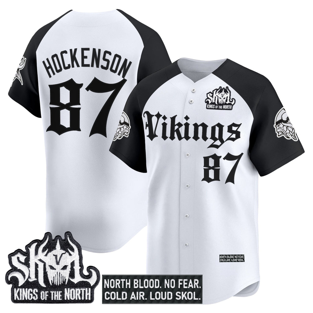 MIN 'Gothic Norseblood Edition' Vapor Baseball Jersey - All Stitched