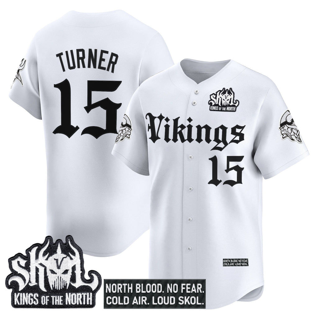 MIN 'Gothic Norseblood Edition' Vapor Baseball Jersey - All Stitched