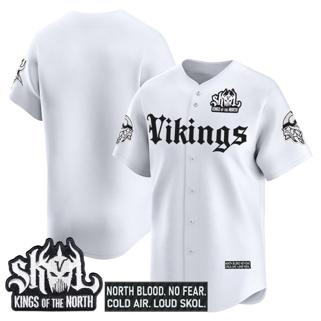 MIN 'Gothic Norseblood Edition' Vapor Baseball Jersey - All Stitched