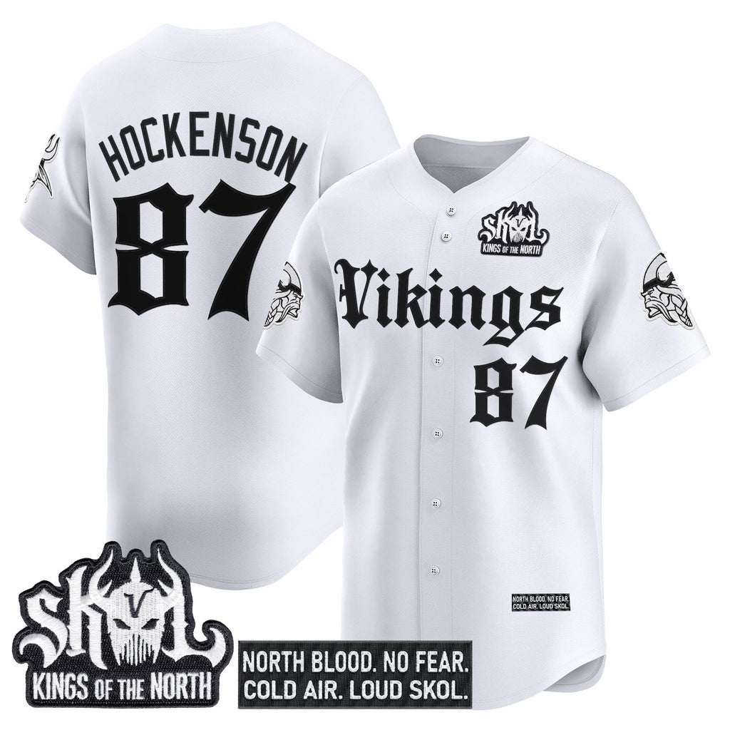 MIN 'Gothic Norseblood Edition' Vapor Baseball Jersey - All Stitched