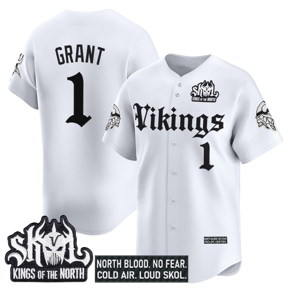 MIN 'Gothic Norseblood Edition' Vapor Baseball Jersey - All Stitched