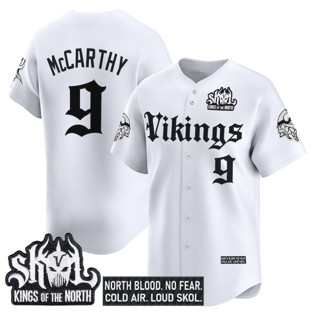 MIN 'Gothic Norseblood Edition' Vapor Baseball Jersey - All Stitched
