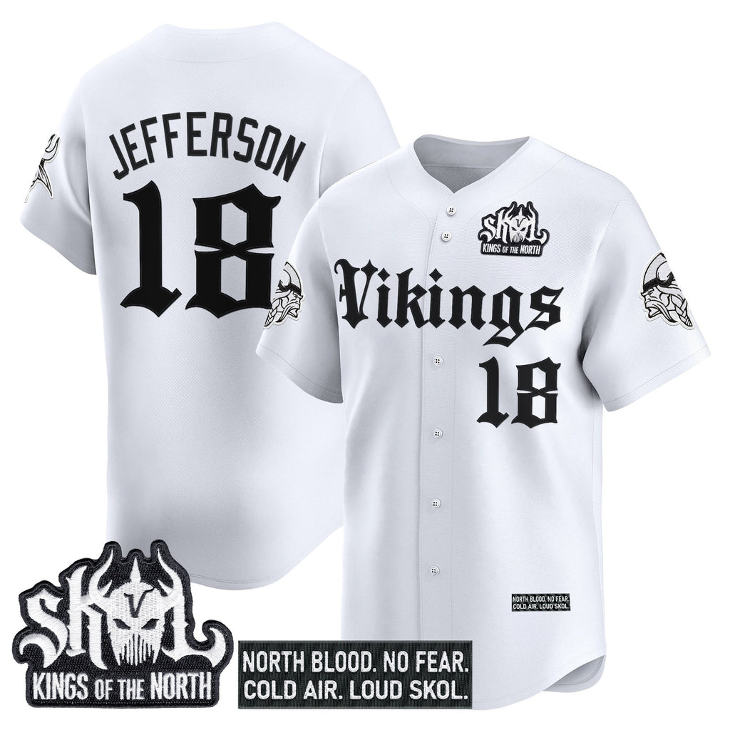 MIN 'Gothic Norseblood Edition' Vapor Baseball Jersey - All Stitched