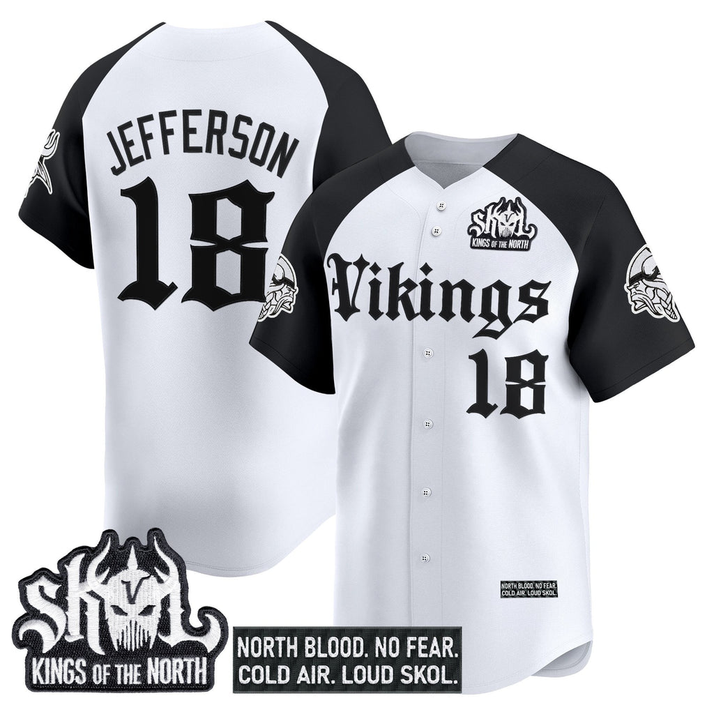 MIN 'Gothic Norseblood Edition' Vapor Baseball Jersey - All Stitched