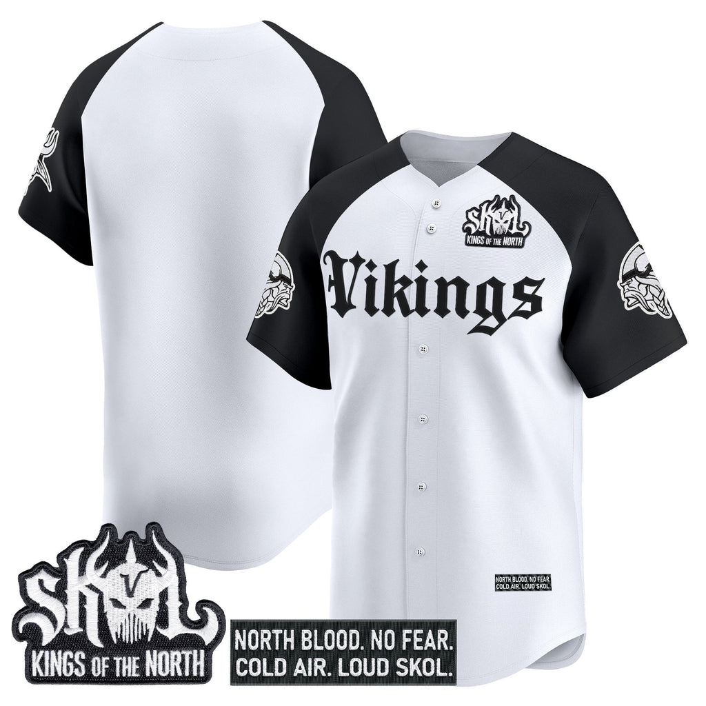 MIN 'Gothic Norseblood Edition' Vapor Baseball Jersey - All Stitched