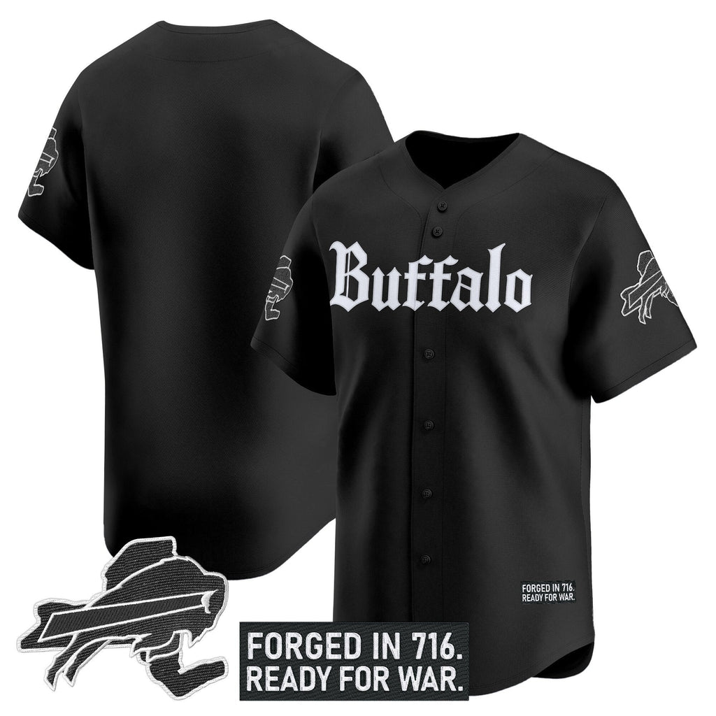BUF 'Gothic Cold Front Edition' Vapor Baseball Jersey - All Stitched