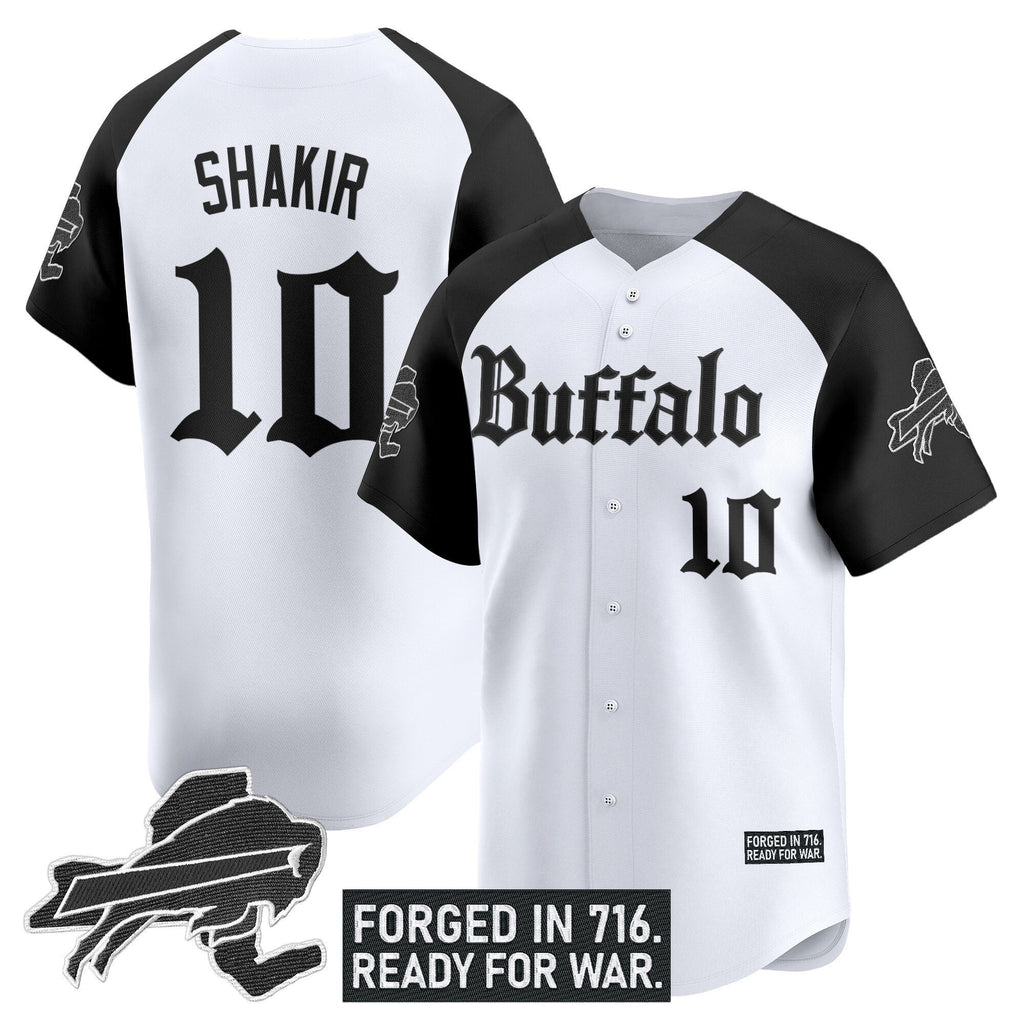BUF 'Gothic Cold Front Edition' Vapor Baseball Jersey - All Stitched