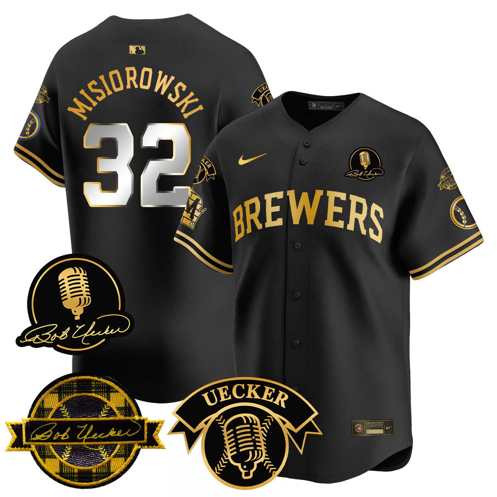 MIL 2025 Limited Jersey - Bob Uecker Patch - All Stitched