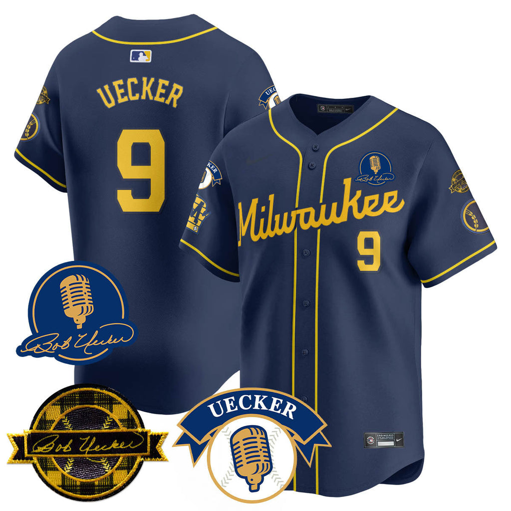 MIL 2025 Limited Jersey - Bob Uecker Patch - All Stitched