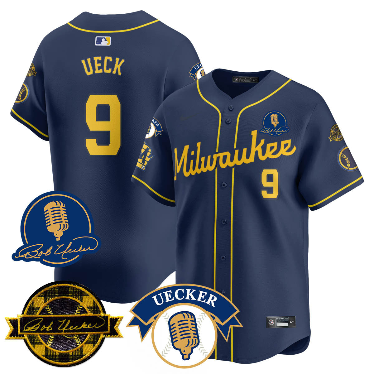 MIL 2025 Limited Jersey - Bob Uecker Patch - All Stitched