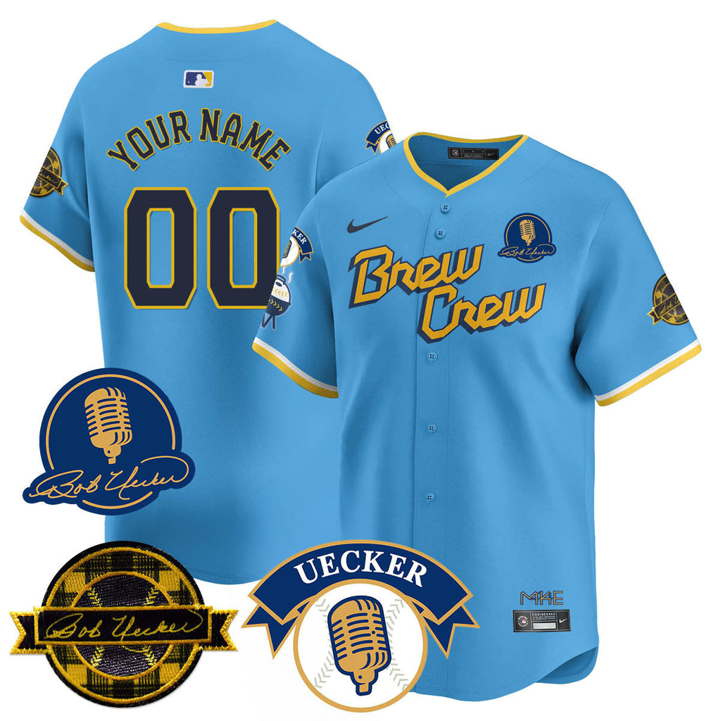 MIL 2025 Limited Jersey - Bob Uecker Patch - All Stitched