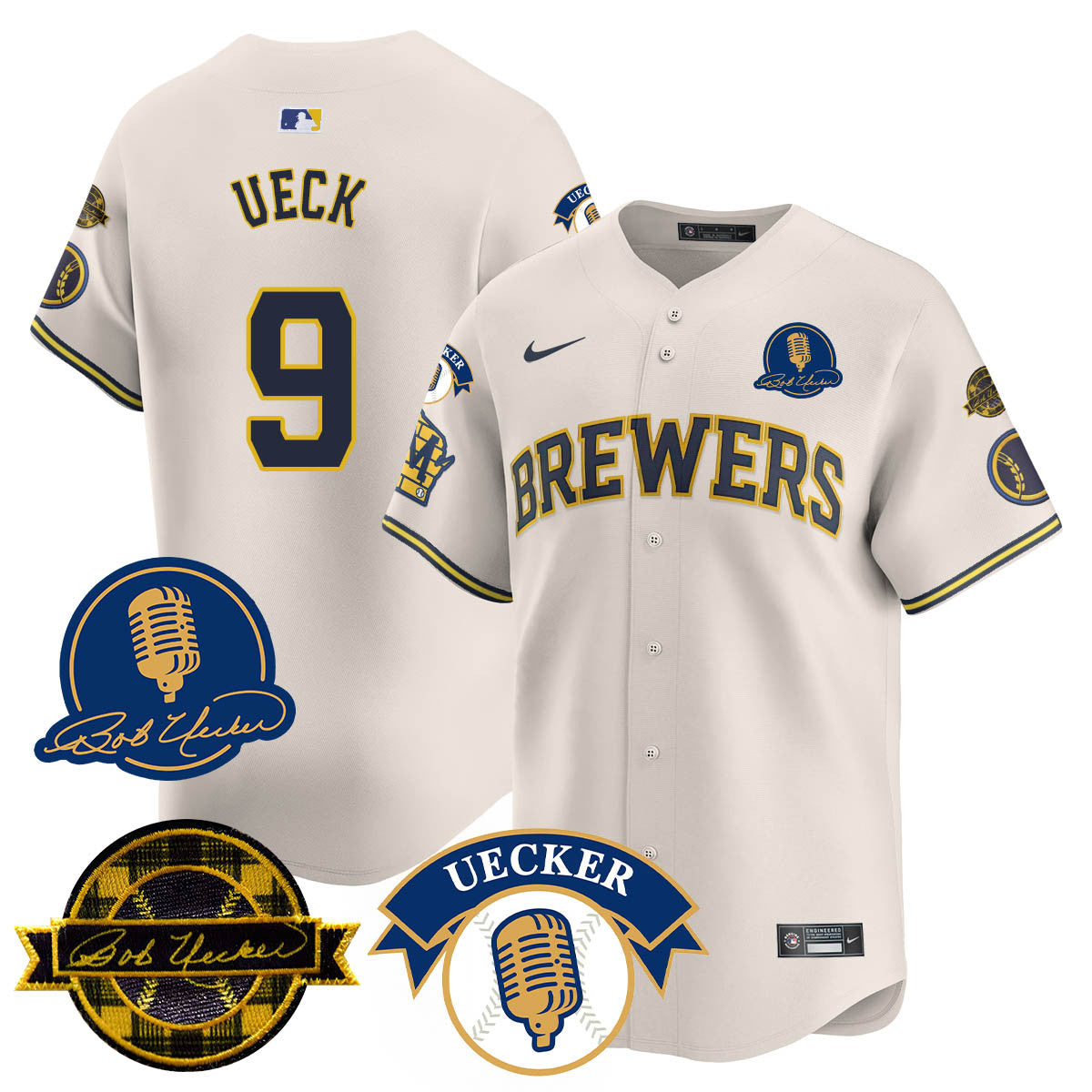 MIL 2025 Limited Jersey - Bob Uecker Patch - All Stitched