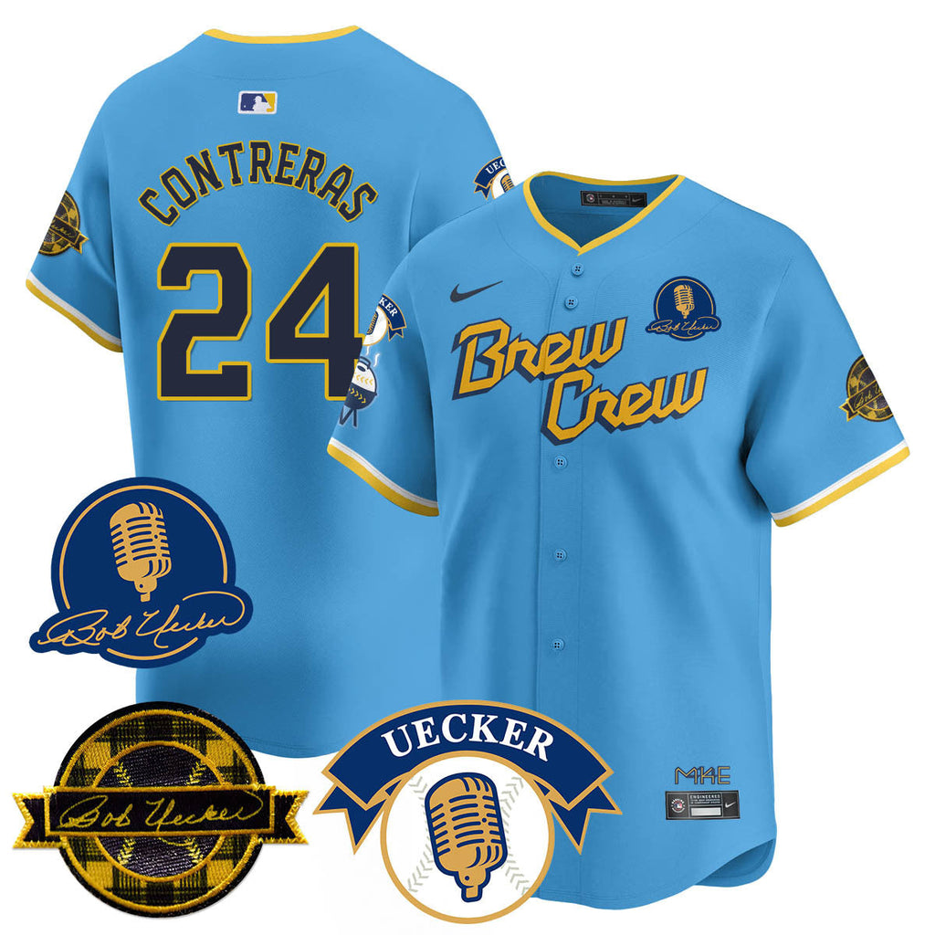 MIL 2025 Limited Jersey - Bob Uecker Patch - All Stitched