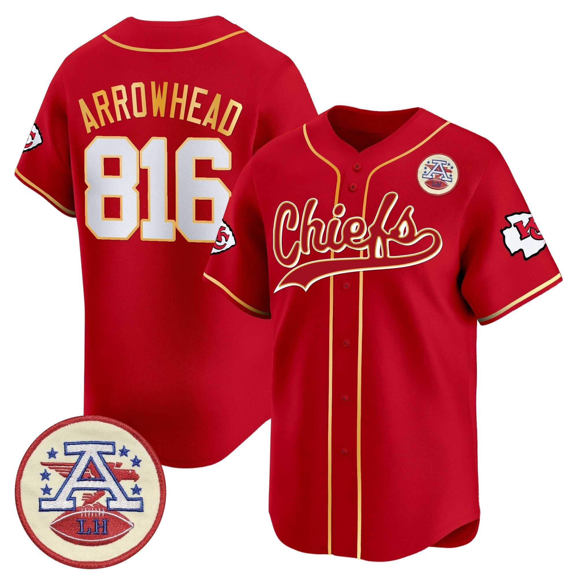 KC 2025 Vapor Baseball Jersey - All Stitched