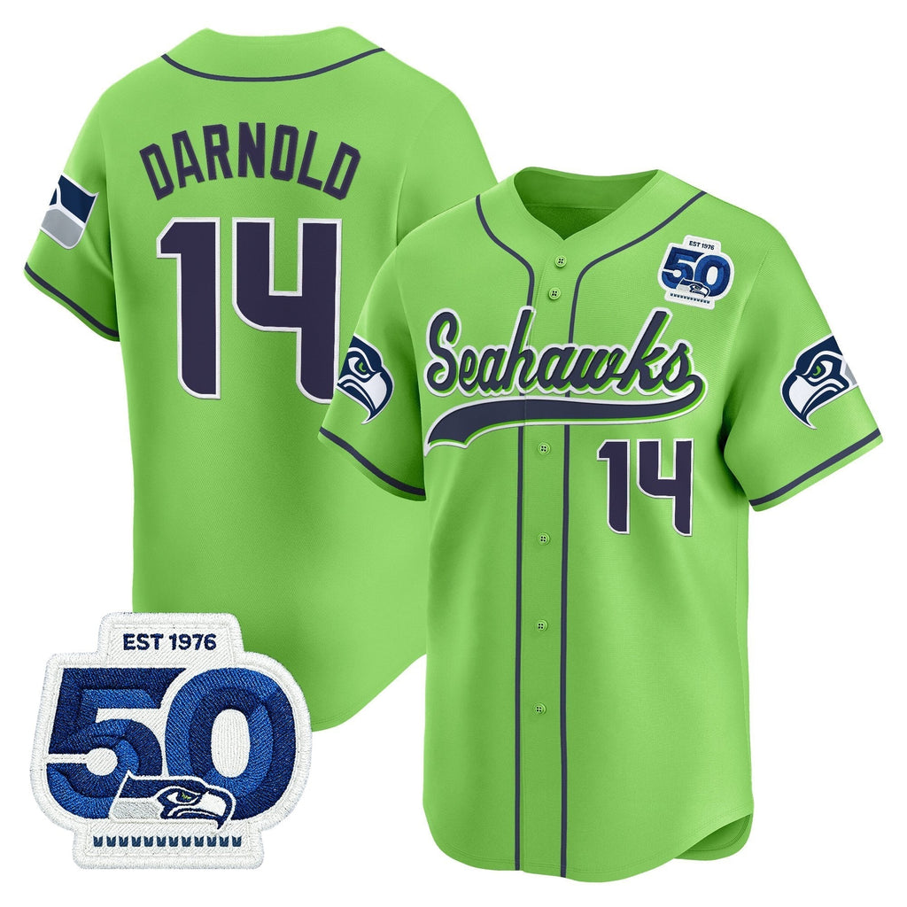 SEA 50th Anniversary Vapor Baseball Jersey - All Stitched