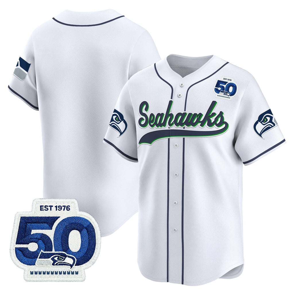SEA 50th Anniversary Vapor Baseball Jersey - All Stitched