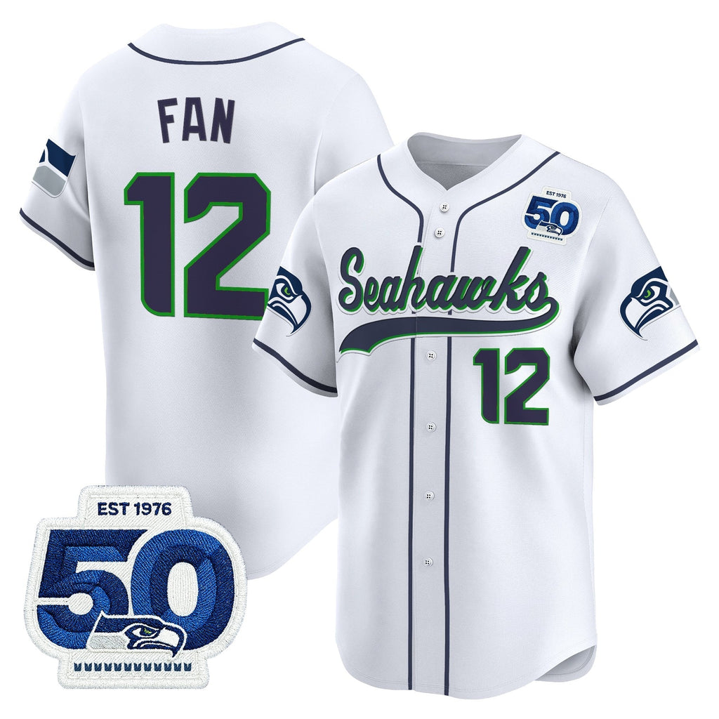 SEA 50th Anniversary Vapor Baseball Jersey - All Stitched