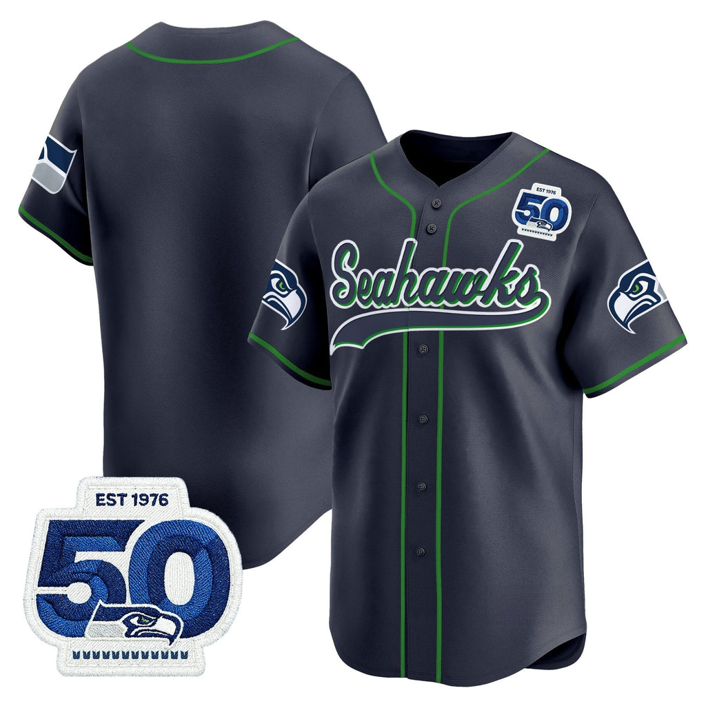 SEA 50th Anniversary Vapor Baseball Jersey - All Stitched