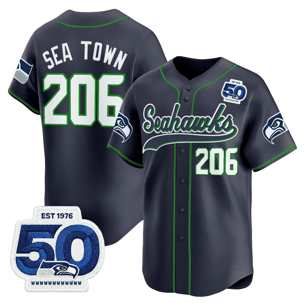 SEA 50th Anniversary Vapor Baseball Jersey - All Stitched