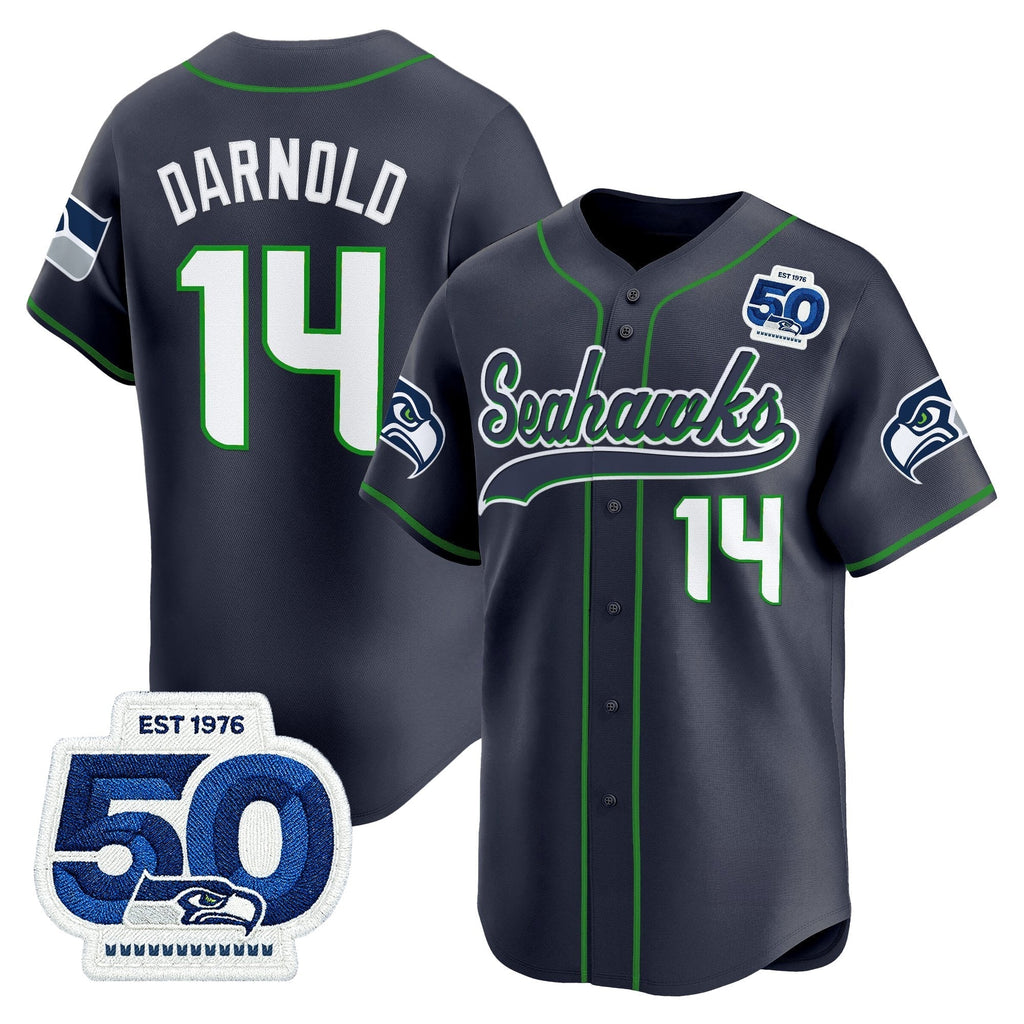 SEA 50th Anniversary Vapor Baseball Jersey - All Stitched